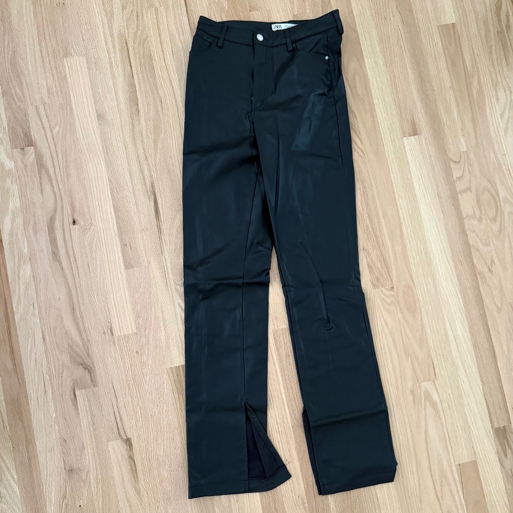 Zara Faux Leather Pants